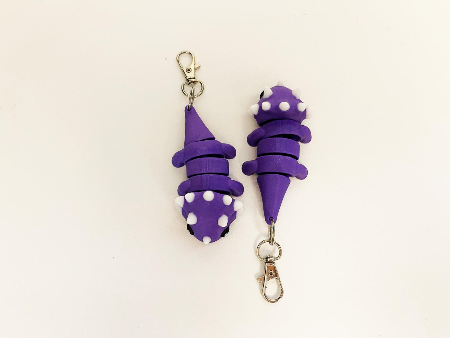 Flexi Triceratops Keychain