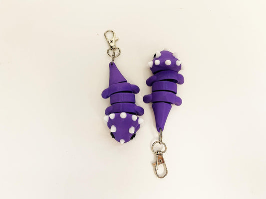 Flexi Triceratops Keychain