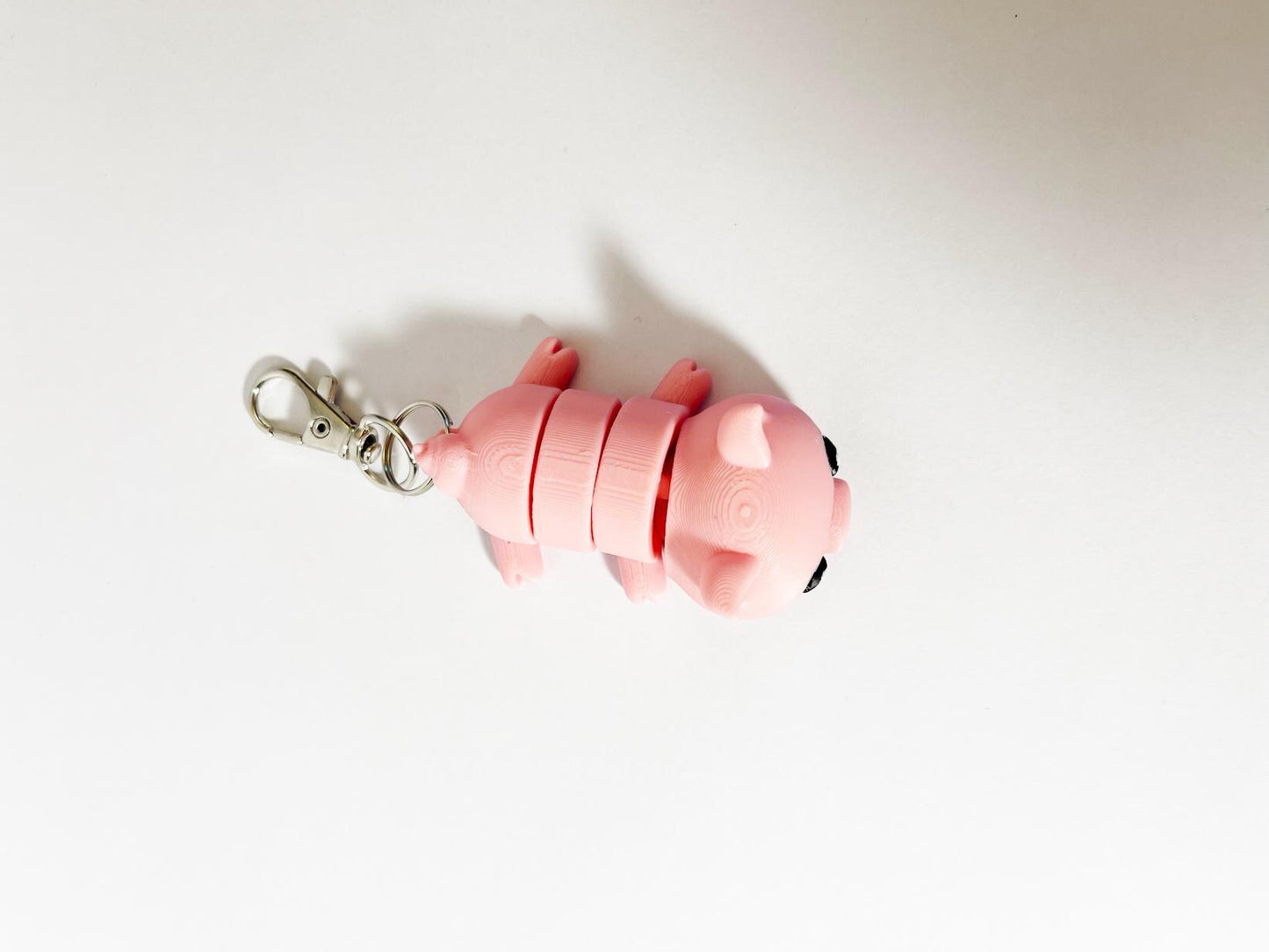 Flexi Pig Keychain