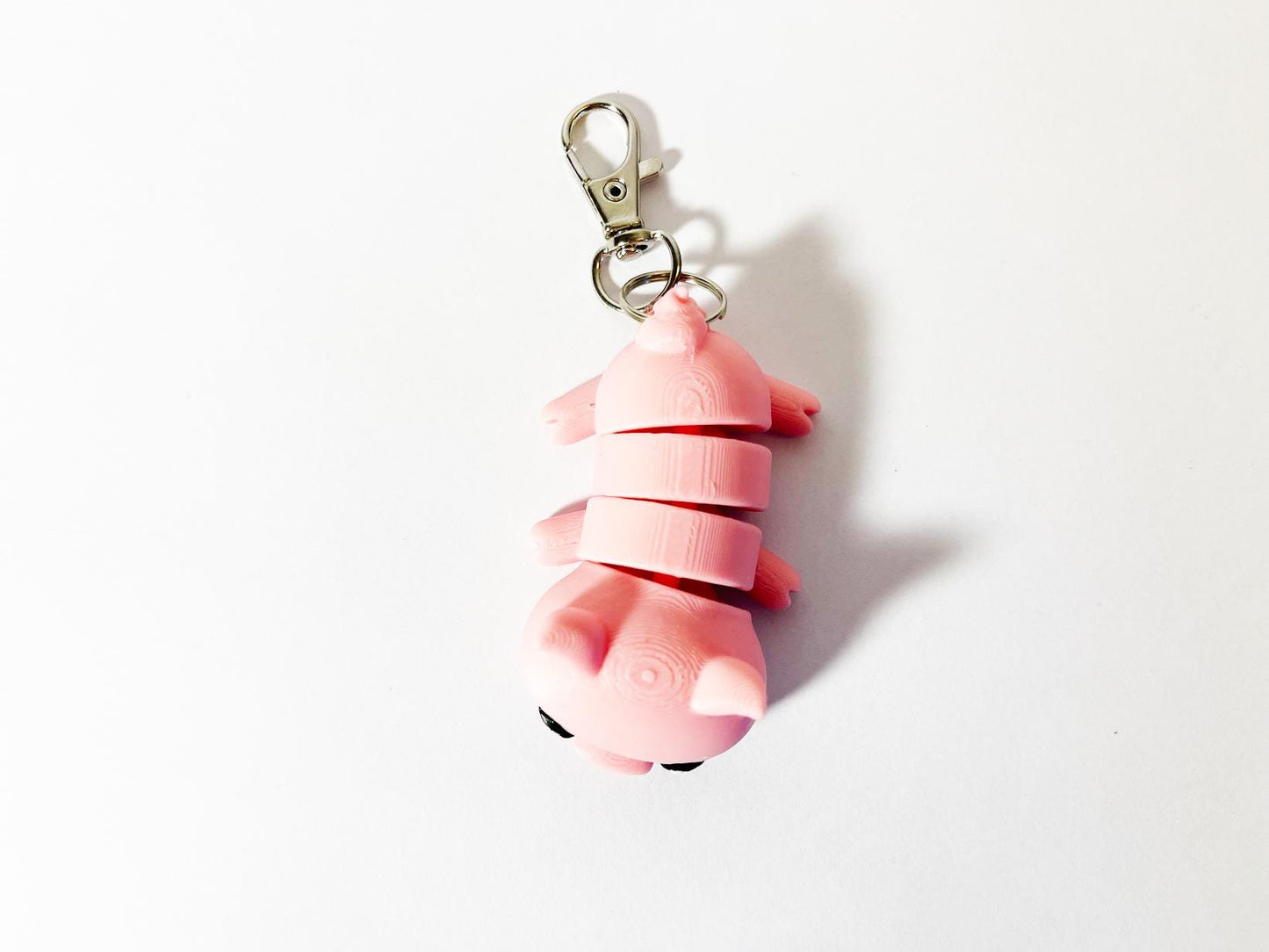 Flexi Pig Keychain