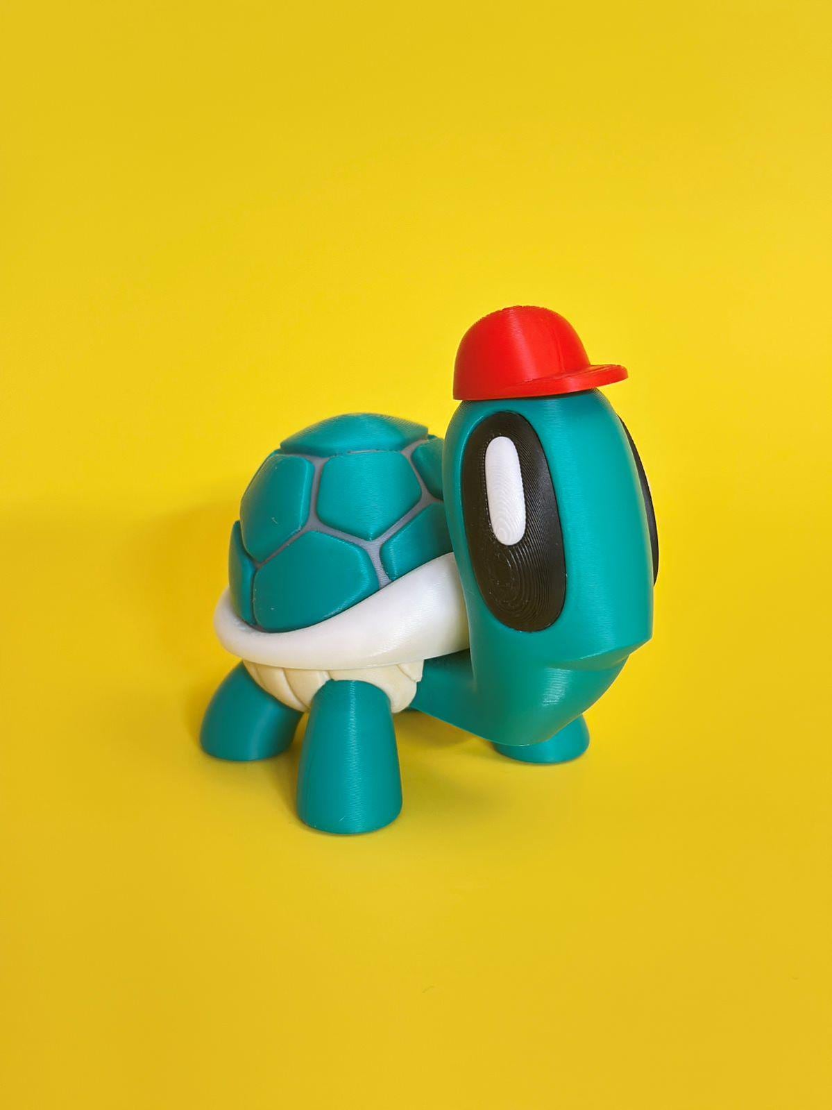Turtle With Interchangeable Hats