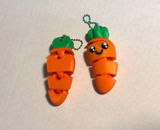 Flexi Carrot Keychain