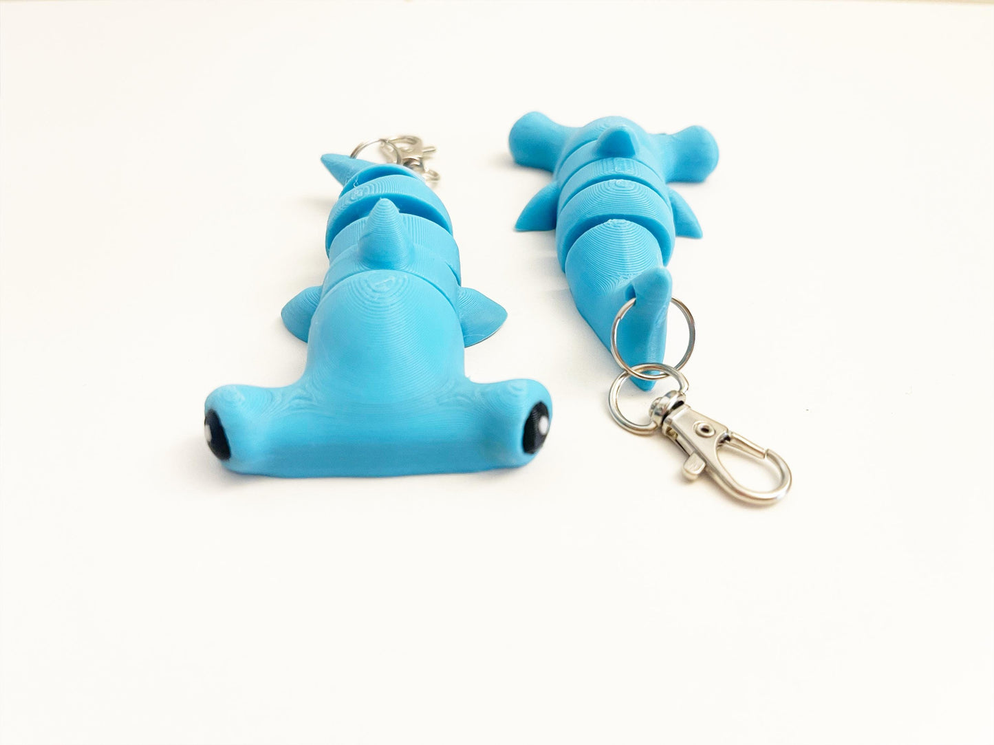 Flexi Hammerhead Shark Keychain