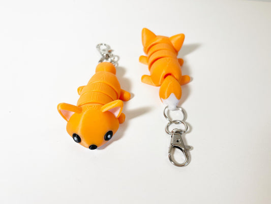 Flexi Fox Keychain