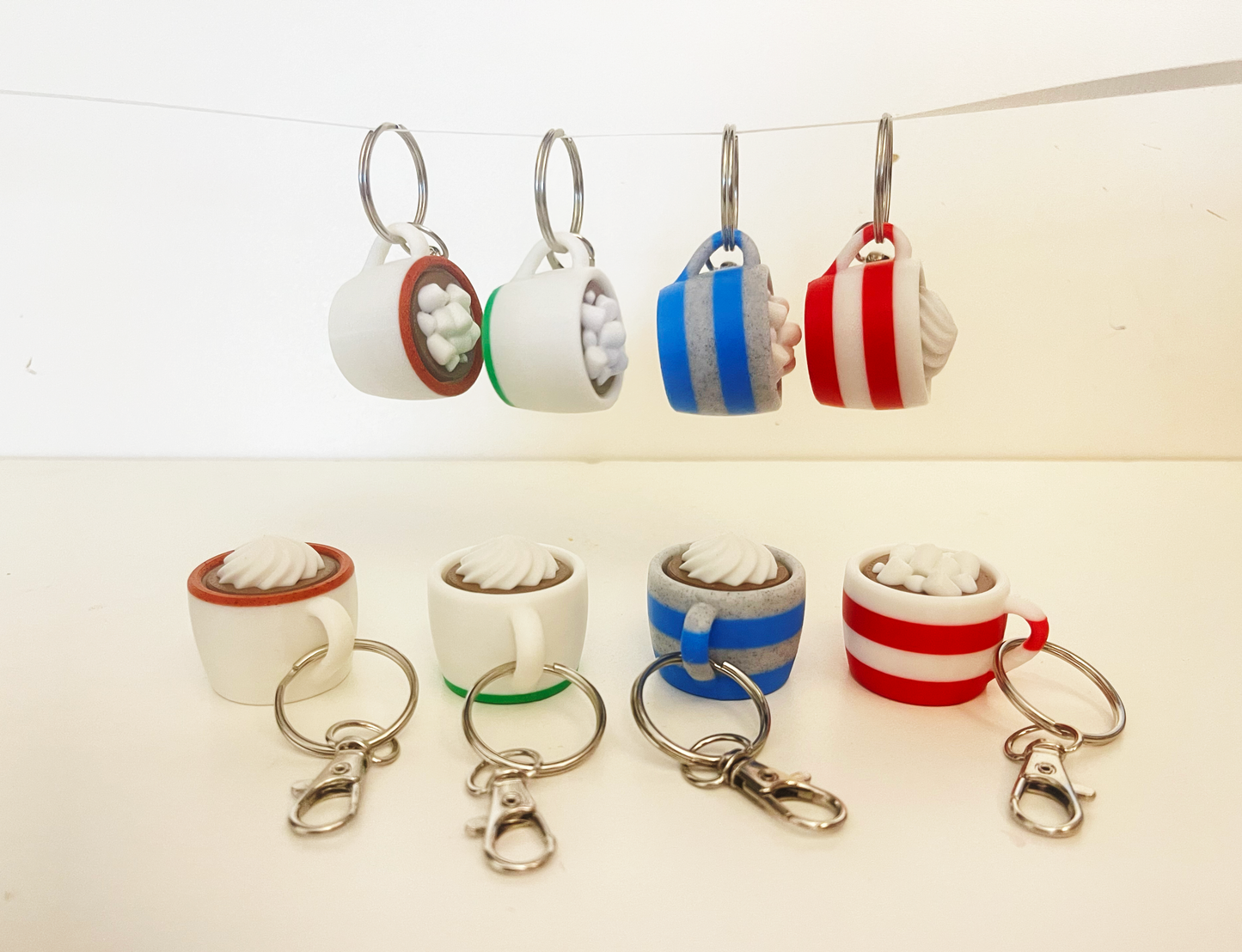 Coffee Clicker Keychain - Custom Color
