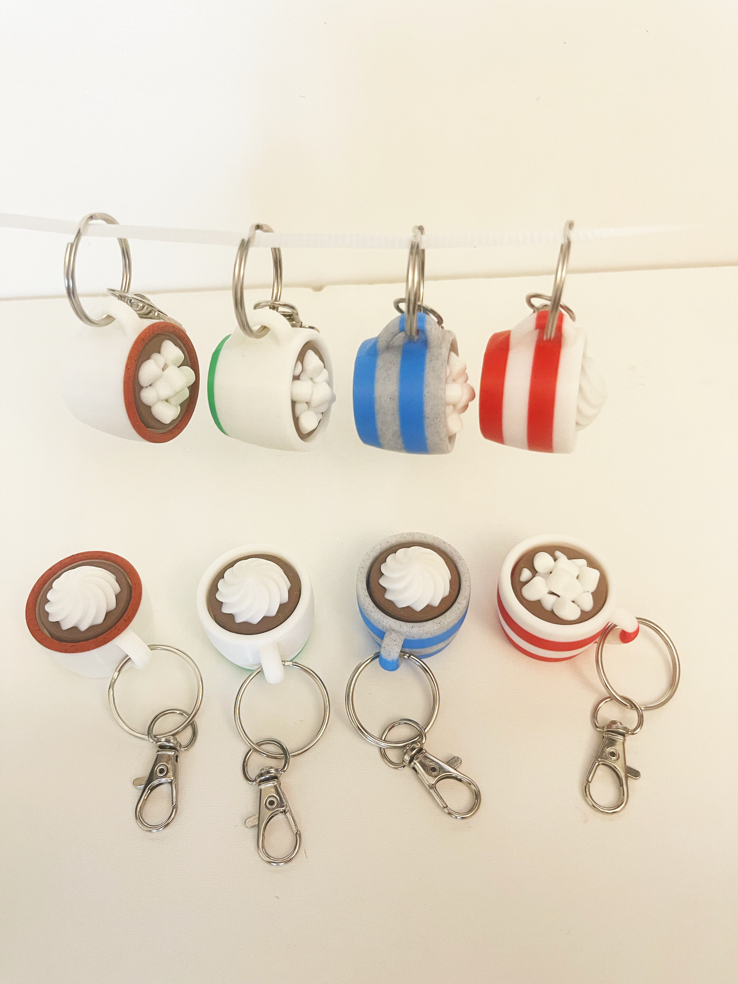 Coffee Clicker Keychain - Custom Color