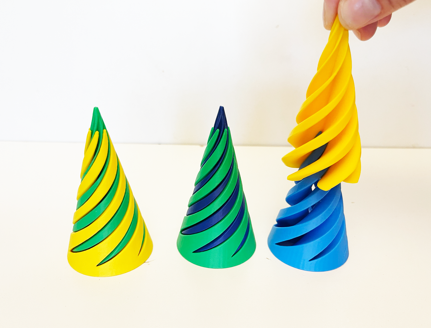 Impossible Cone-Spiral Fidget Toy