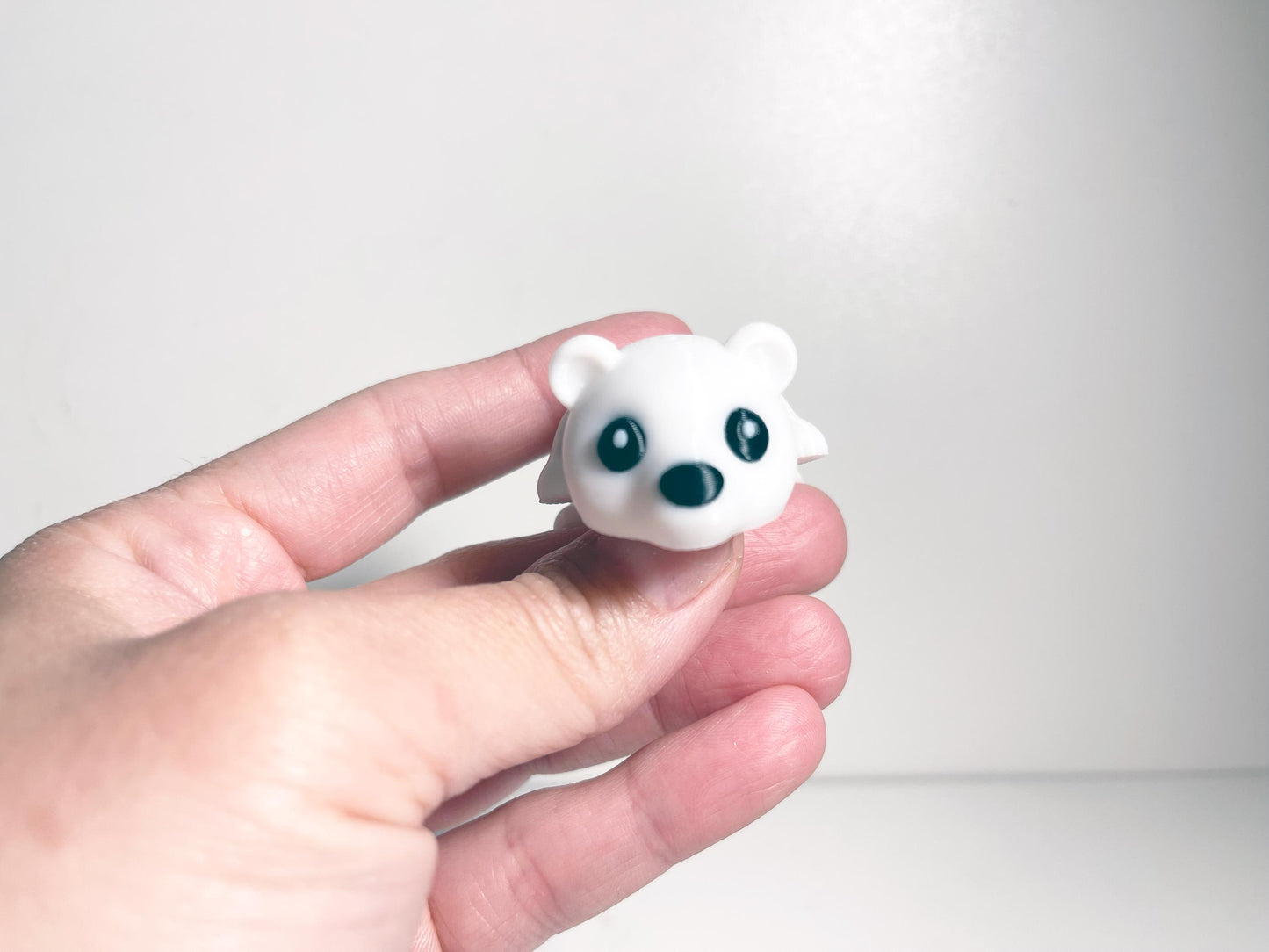 Flexi Polar Bear Keychain
