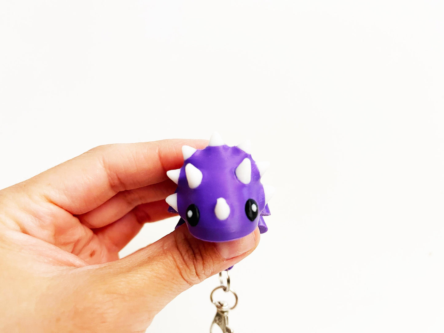 Flexi Triceratops Keychain