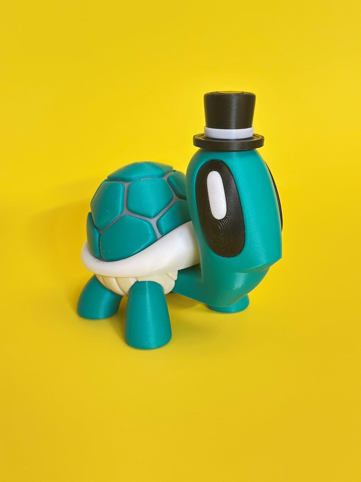 Turtle With Interchangeable Hats