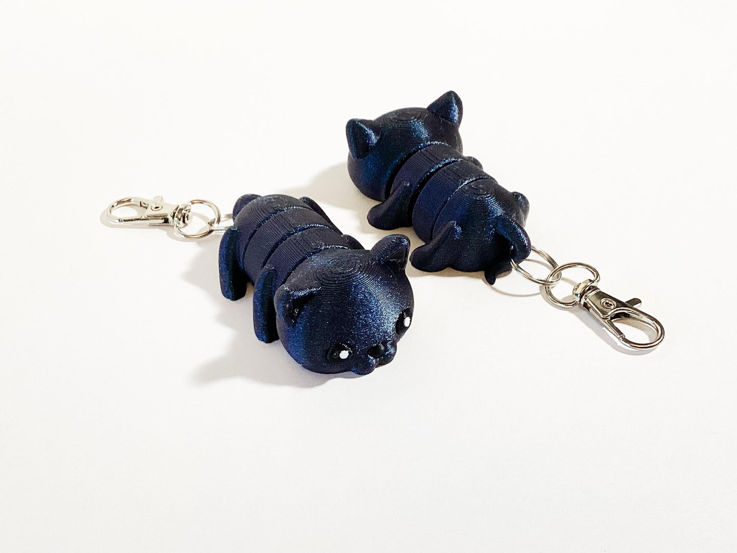 Flexi Cat Keychain
