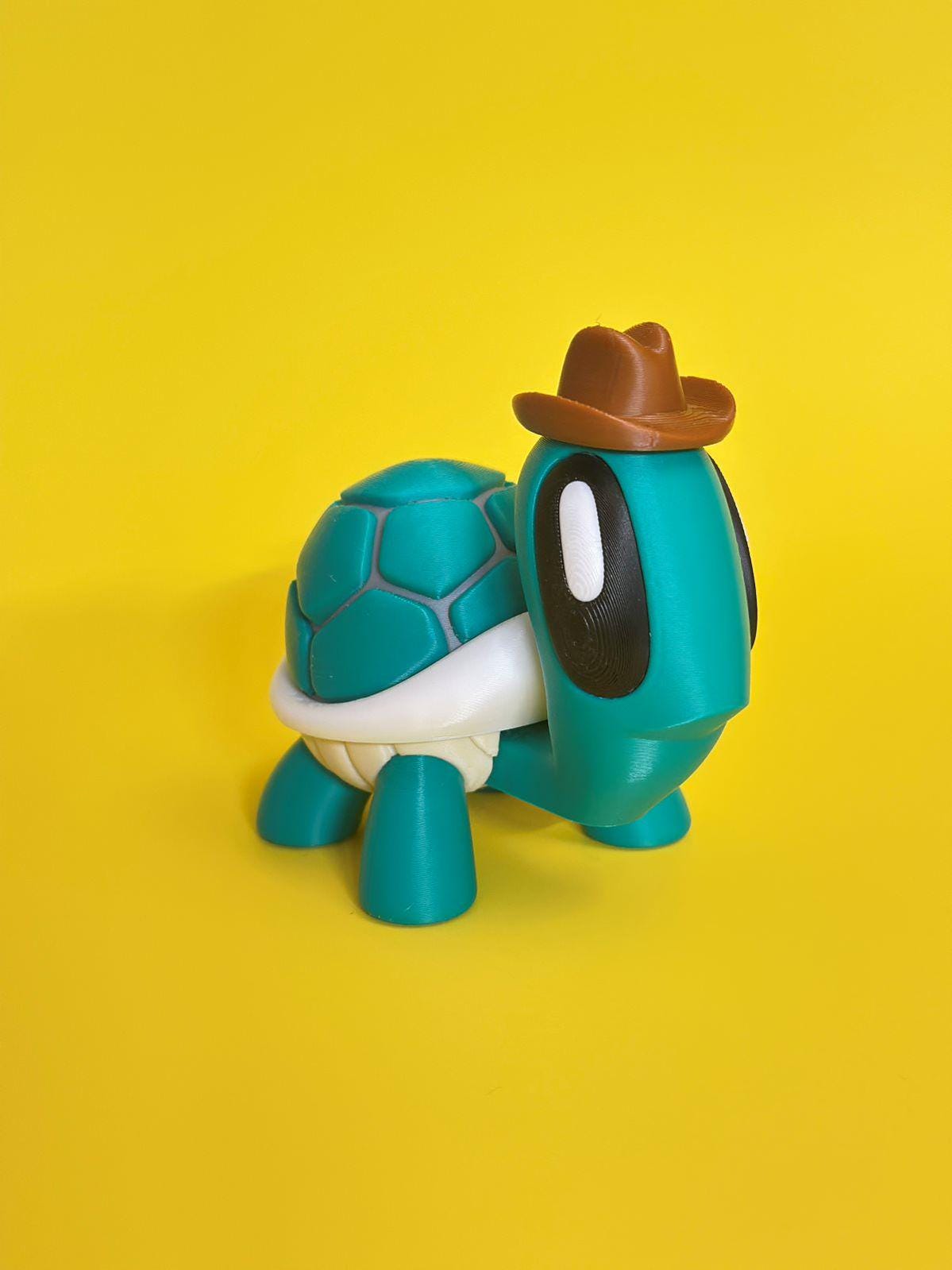 Turtle With Interchangeable Hats