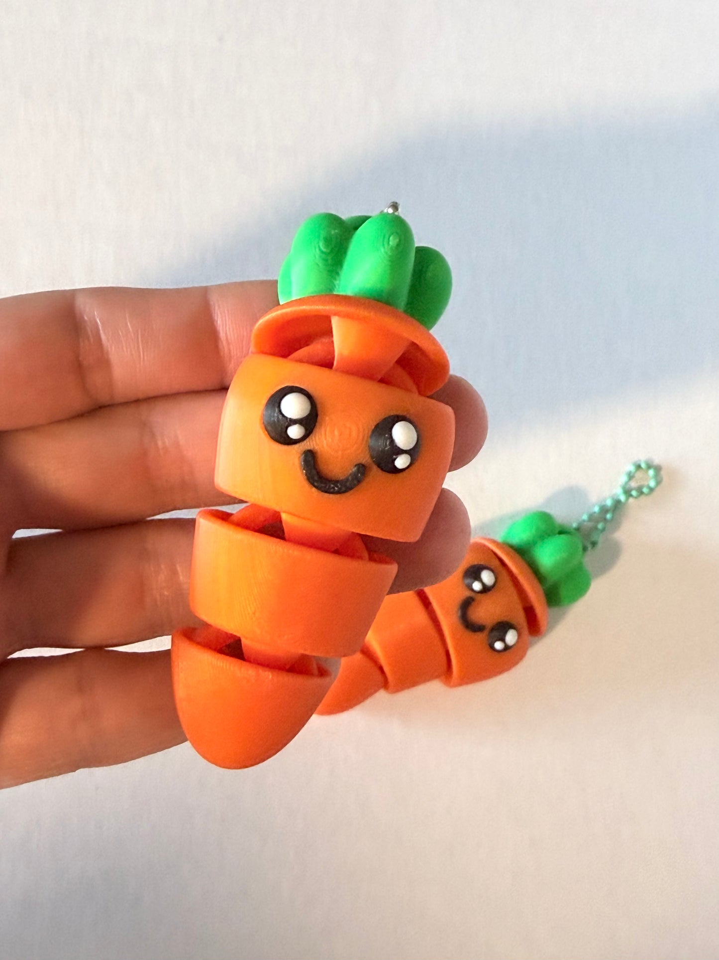 Flexi Carrot Keychain