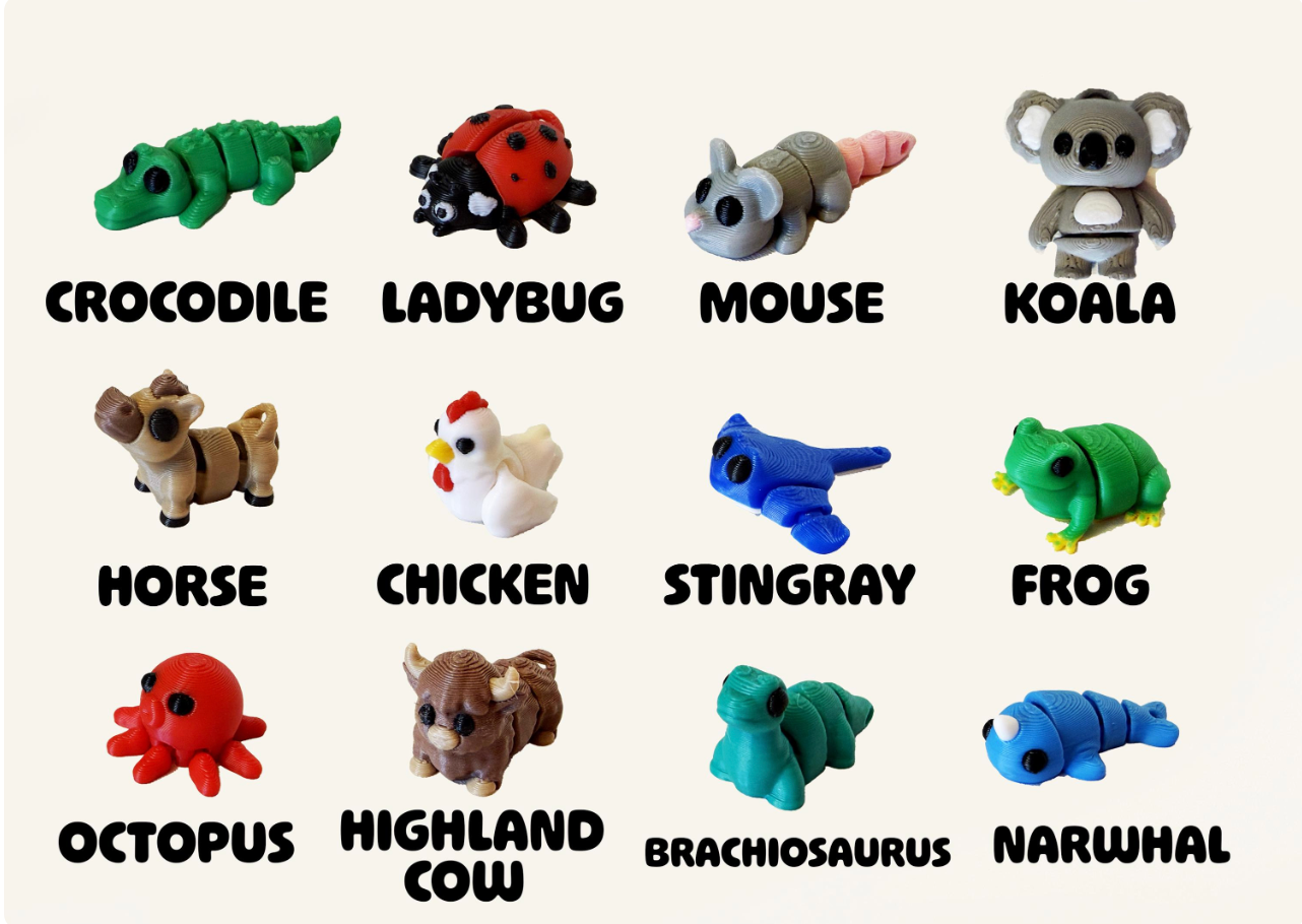 Flexi Animals - 2 inches