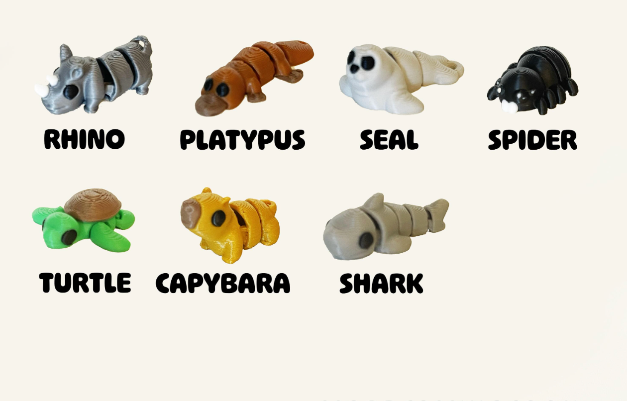 Flexi Animals - 2 inches