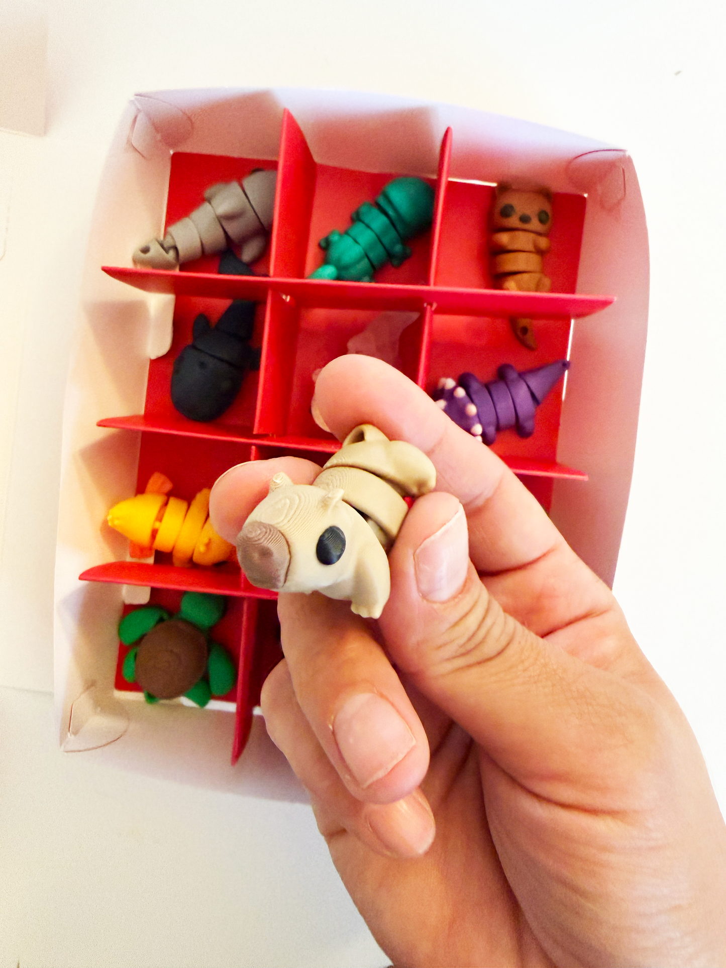 Advent Calendar with 3D Printed Mini Animals – 12 Days of Christmas