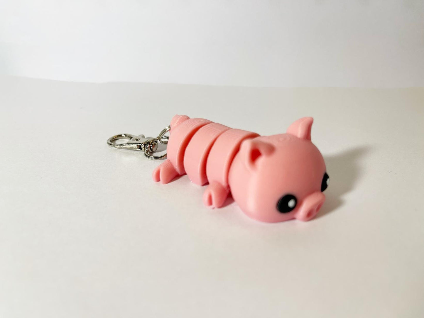 Flexi Pig Keychain