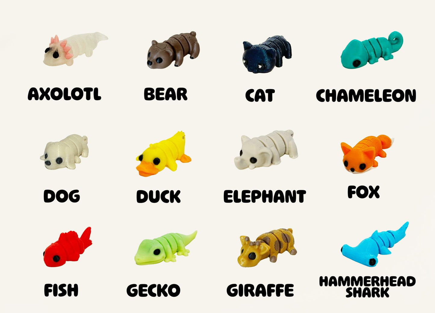 Flexi Animals Mini - 1 inch