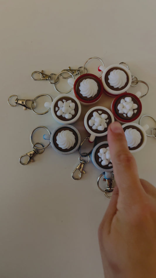 Coffee Clicker Keychain - Custom Color